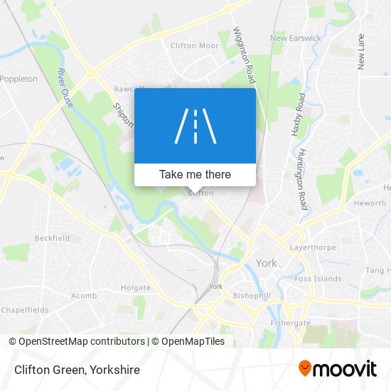 Clifton Green map