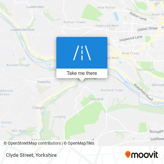 Clyde Street map