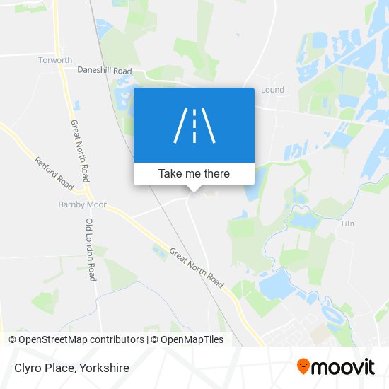 Clyro Place map