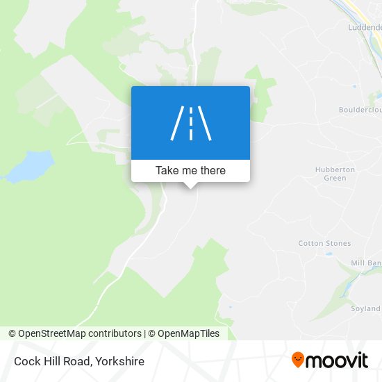 Cock Hill Road map