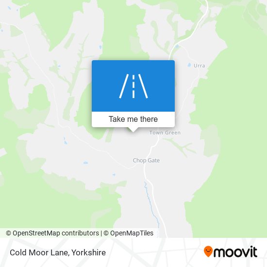 Cold Moor Lane map