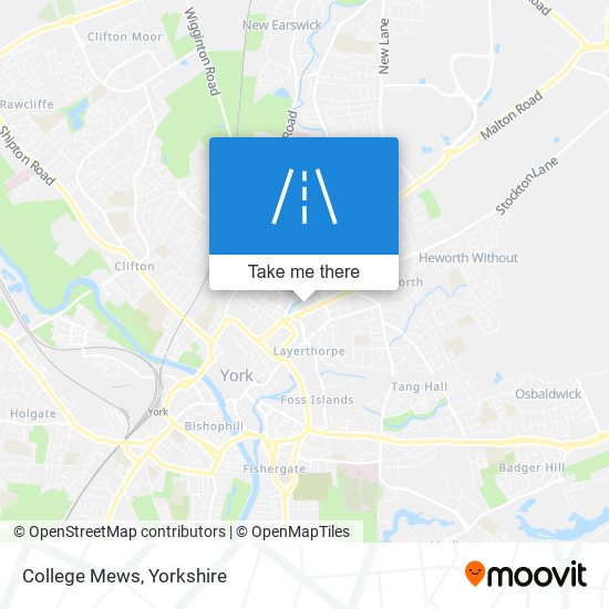 College Mews map