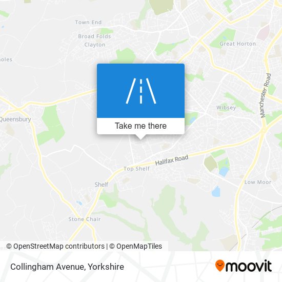 Collingham Avenue map