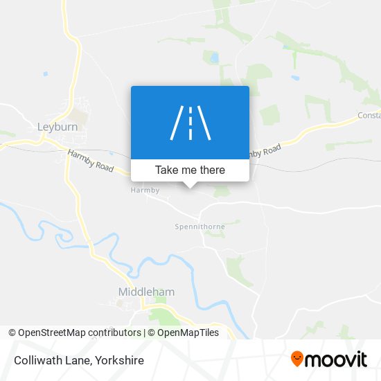 Colliwath Lane map