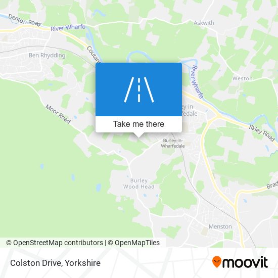 Colston Drive map