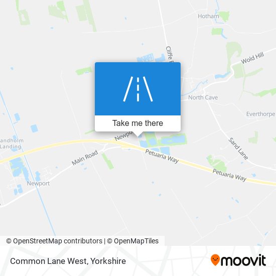 Common Lane West map