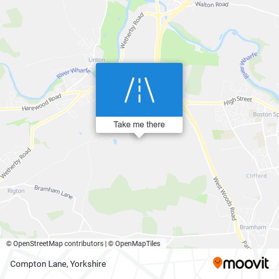 Compton Lane map