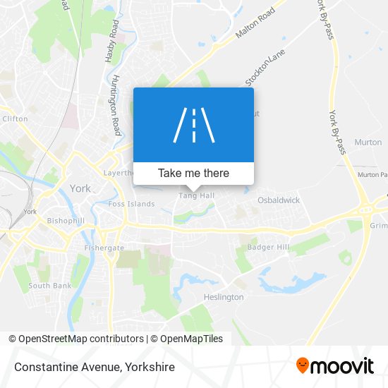 Constantine Avenue map