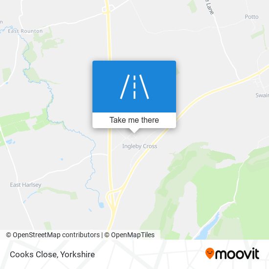 Cooks Close map