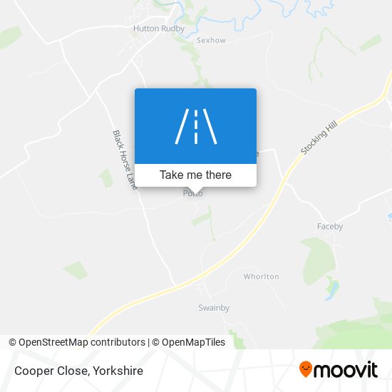 Cooper Close map
