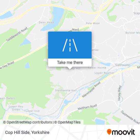 Cop Hill Side map