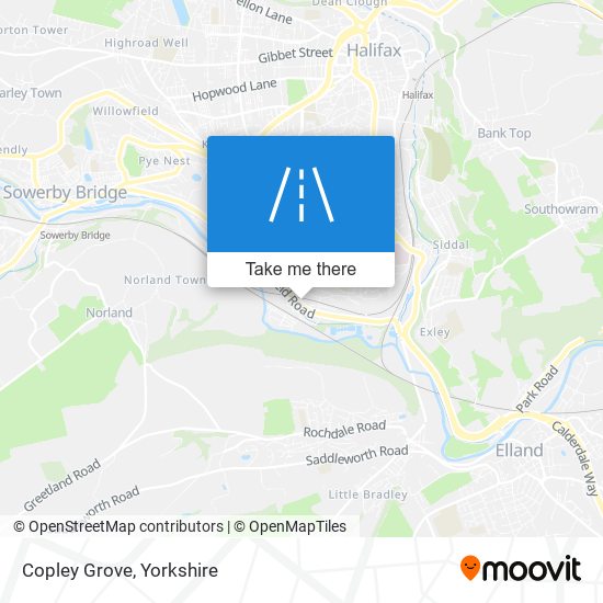 Copley Grove map