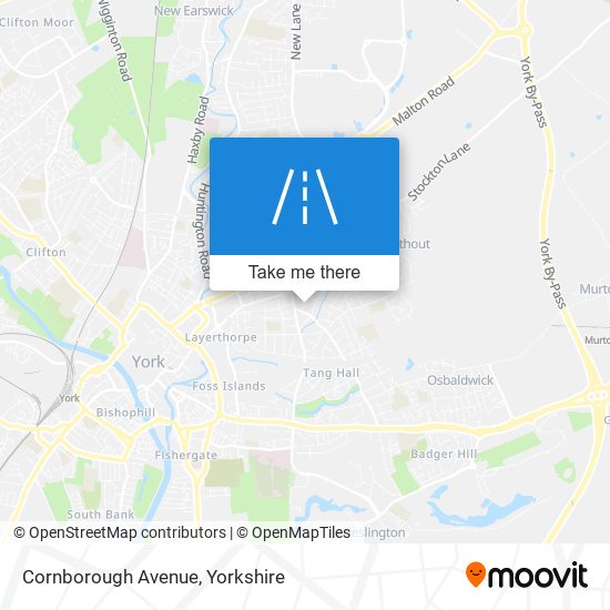Cornborough Avenue map