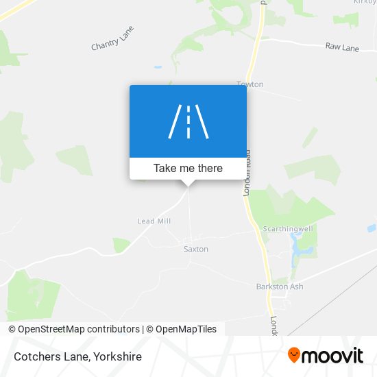 Cotchers Lane map