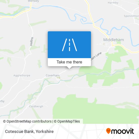 Cotescue Bank map