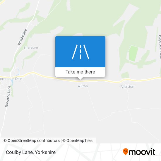 Coulby Lane map