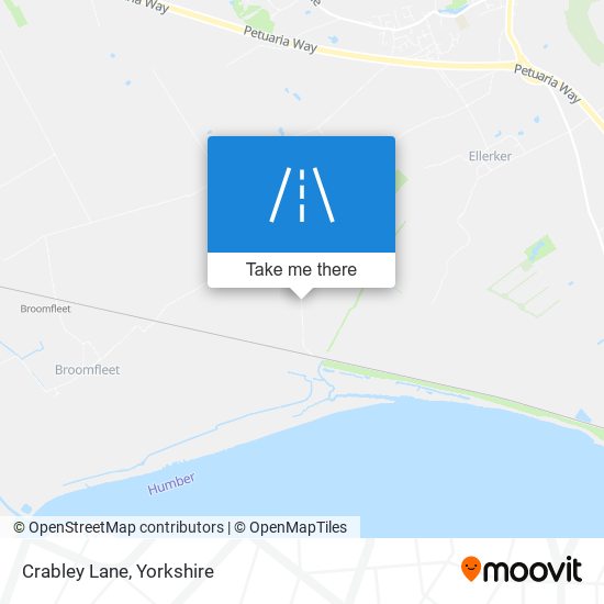 Crabley Lane map