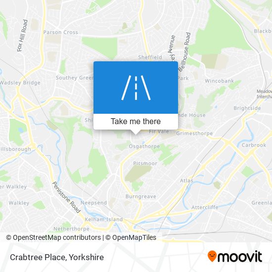 Crabtree Place map