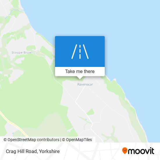 Crag Hill Road map