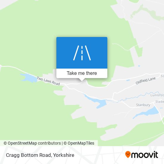 Cragg Bottom Road map