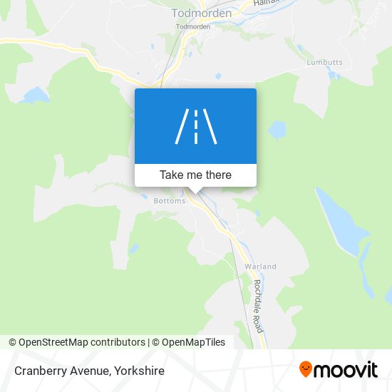 Cranberry Avenue map