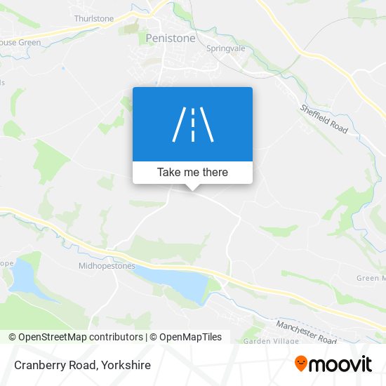 Cranberry Road map