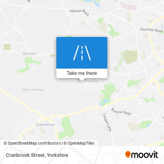 Cranbrook Street map
