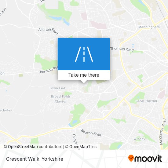 Crescent Walk map