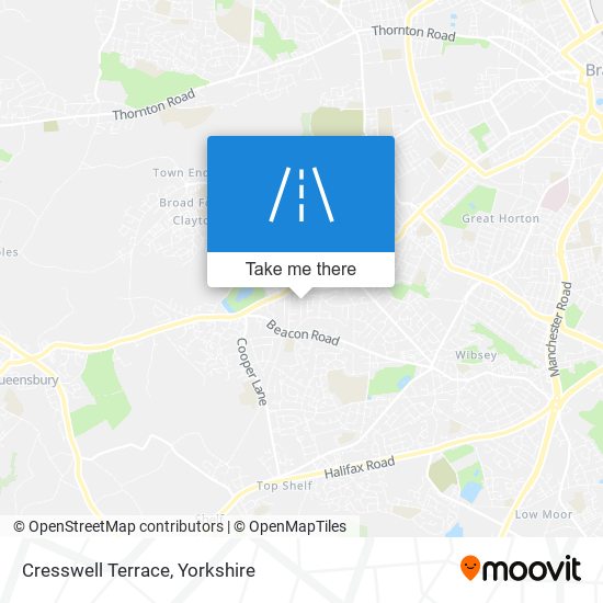 Cresswell Terrace map