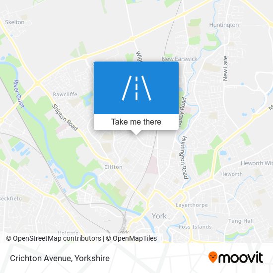 Crichton Avenue map