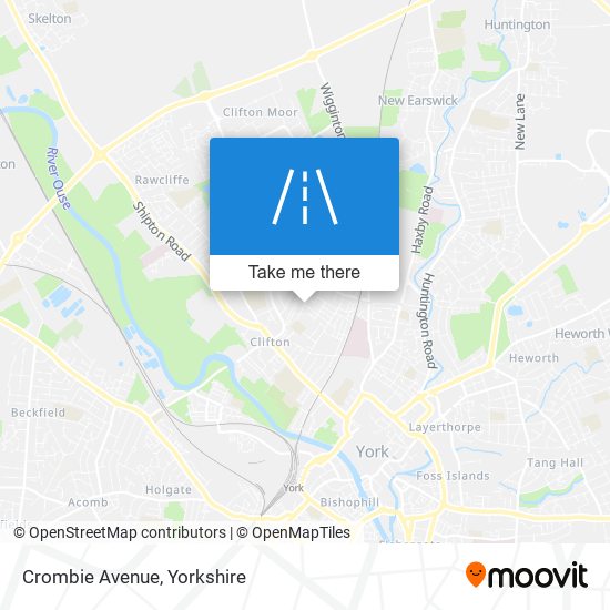 Crombie Avenue map