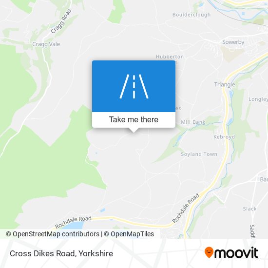Cross Dikes Road map