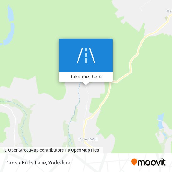Cross Ends Lane map