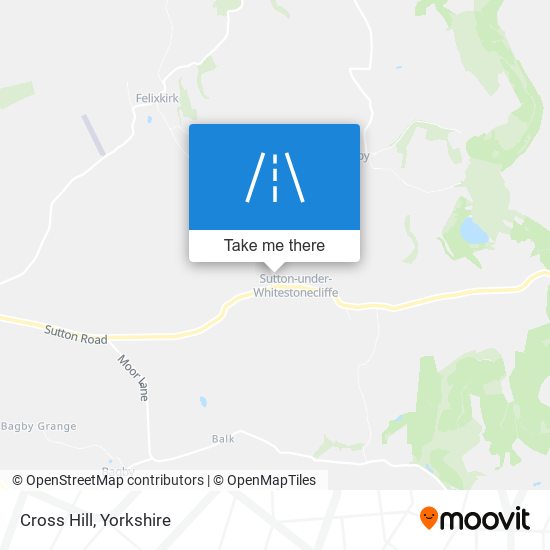 Cross Hill map