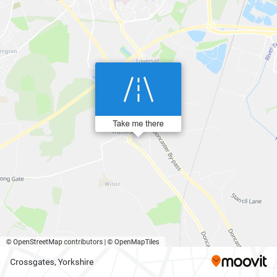 Crossgates map