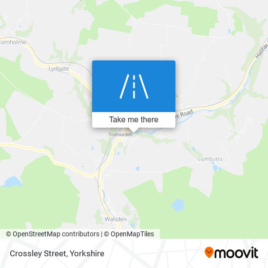 Crossley Street map
