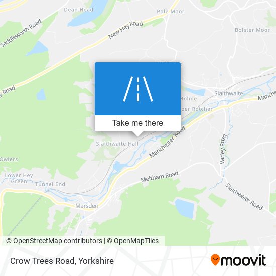Crow Trees Road map