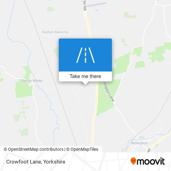 Crowfoot Lane map