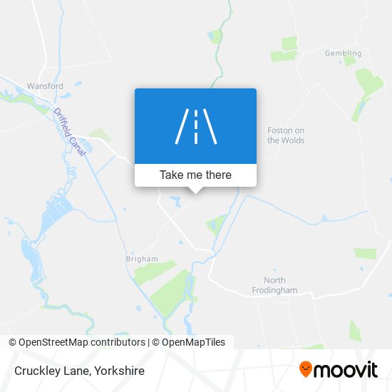 Cruckley Lane map