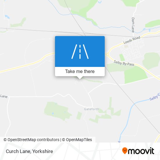 Curch Lane map