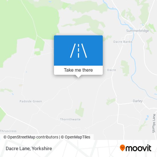 Dacre Lane map