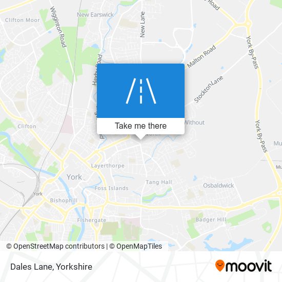 Dales Lane map