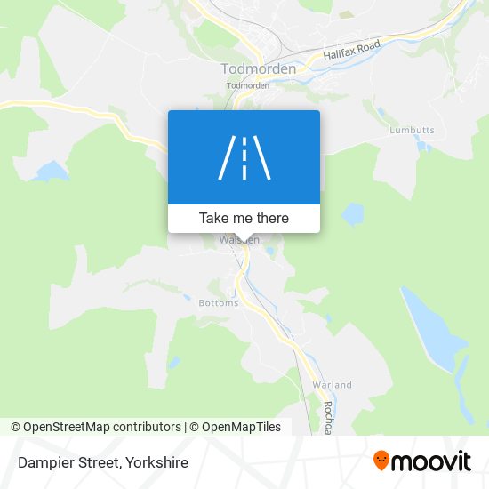 Dampier Street map
