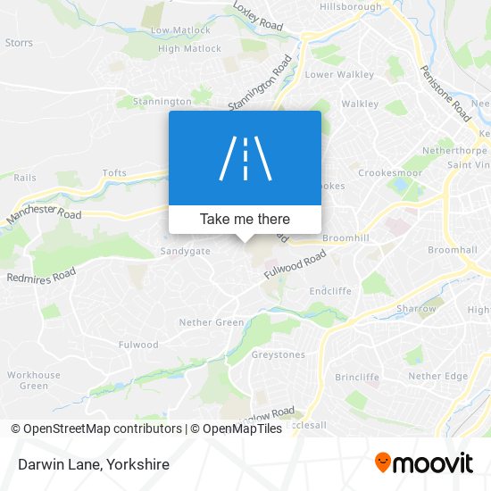 Darwin Lane map