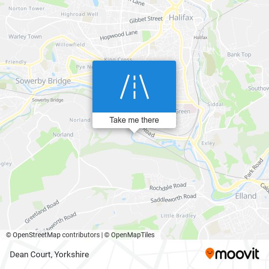 Dean Court map