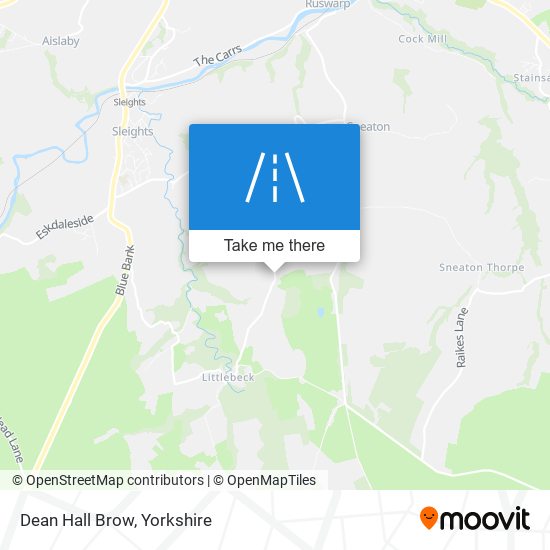 Dean Hall Brow map