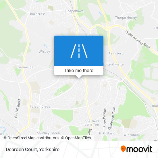 Dearden Court map