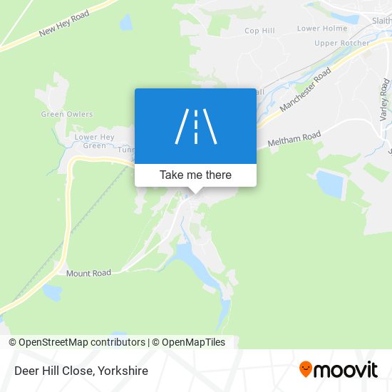 Deer Hill Close map