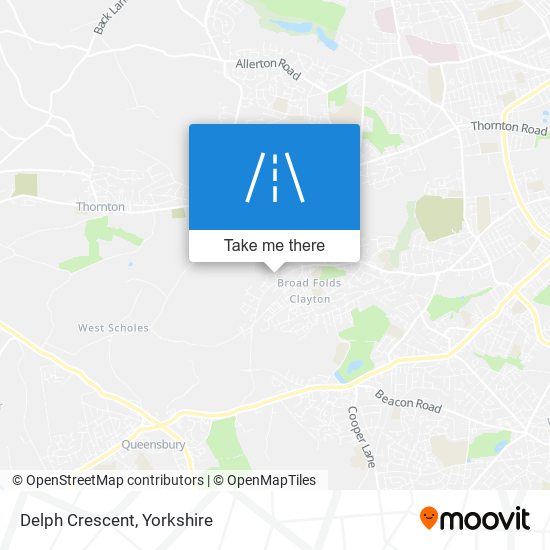 Delph Crescent map