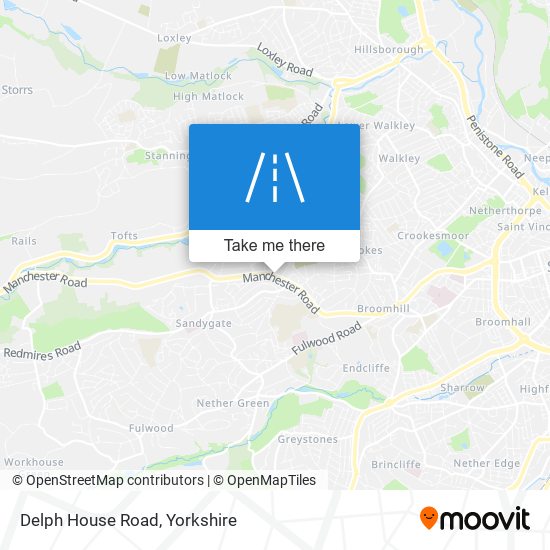 Delph House Road map